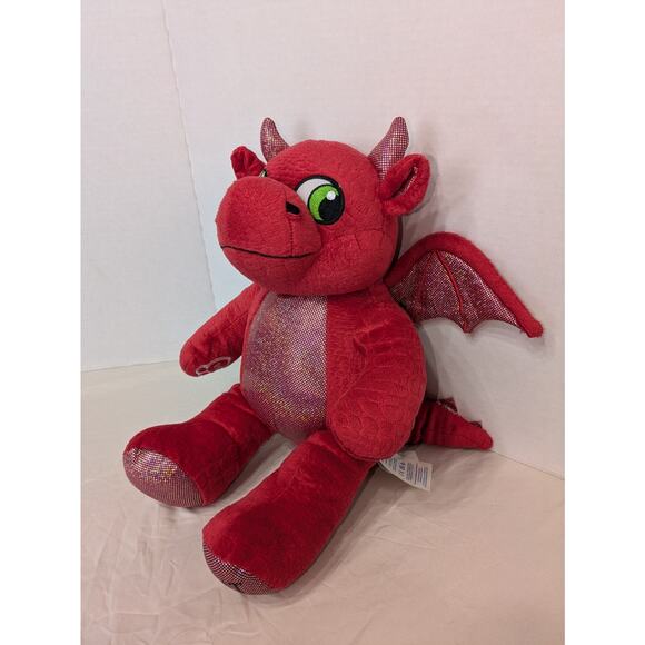 Build A Bear MagicQuest Red Dragon Ellie 15” Plush Great Wolf Lodge Exclusive - Picture 2 of 11